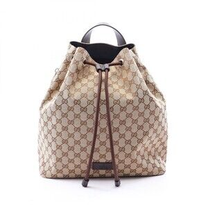 Gucci Gg Canvas Drawstring Rucksack #333611G11B